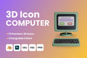 Computer Technology 3D Icon Pack