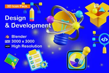 Design et développement Pack 3D Icon