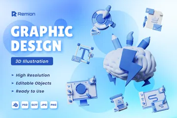 Conception graphique Pack 3D Icon