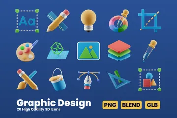 Conception graphique Pack 3D Icon