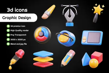 Conception graphique Pack 3D Icon