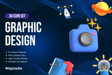 Conception graphique Pack 3D Icon