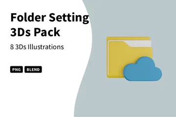 Paramètre de dossier Pack 3D Icon