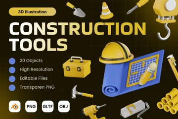 Construcción Paquete de Icon 3D