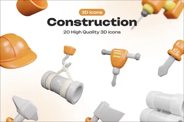 Construction 3D Icon Pack