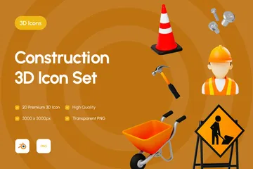Construction Pack 3D Icon