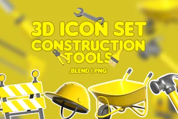 CONSTRUCTION TOOLS 3D Icon Pack