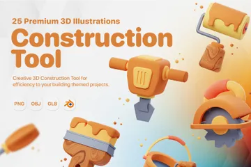 Constructions Tool 3D Icon Pack