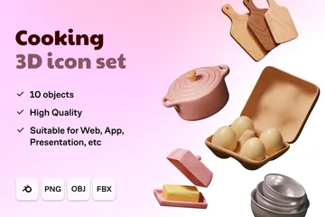 요리 3D Icon 팩