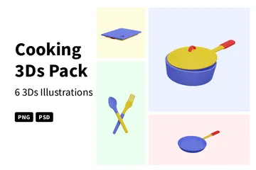 Free Cooking 3D Icon Pack