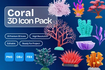 Corail Pack 3D Icon