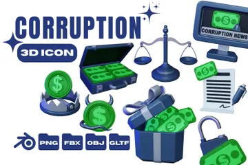 Corruption 3D Icon Pack