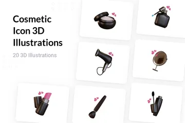 Cosmetic 3D Illustration Pack