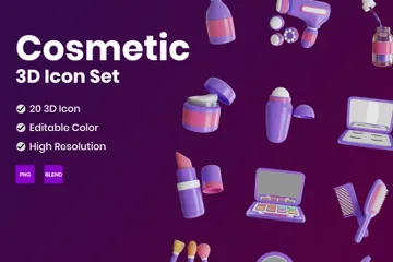 Cosmetic 3D Icon Pack