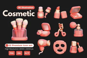 Cosmetic 3D Icon Pack