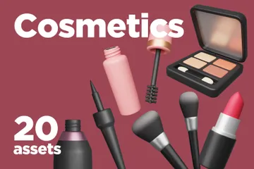 Cosmetics 3D Icon Pack