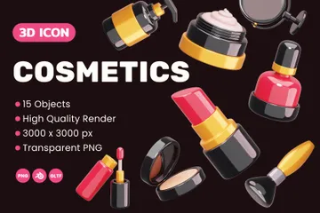 Cosmetics 3D Icon Pack