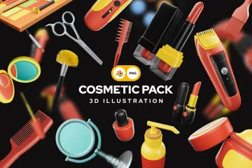 Cosmétique Pack 3D Icon