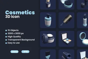 Cosmétique Pack 3D Icon