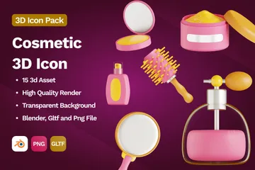 Cosmétique Pack 3D Icon