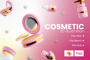 Cosmétique Pack 3D Icon