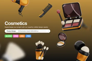 Cosmétique Pack 3D Icon