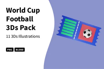 Coupe du monde de football Pack 3D Icon