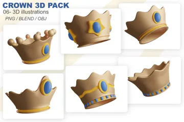 Couronne Pack 3D Icon