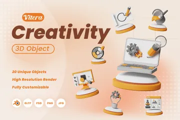 Creativity 3D Icon Pack