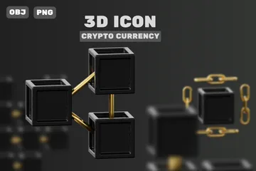 Criptomoeda Pacote de Icon 3D