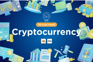 Criptomoneda Paquete de Icon 3D