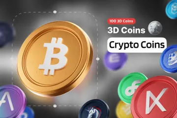 Criptomonedas Paquete de Icon 3D