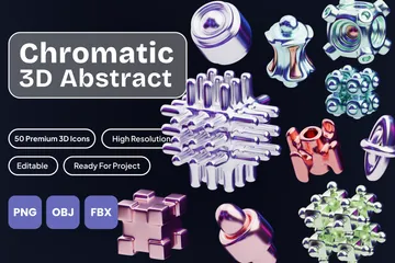 Resumo Cromático Pacote de Icon 3D