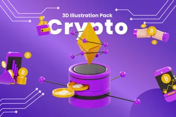 Crypto 3D Illustration Pack