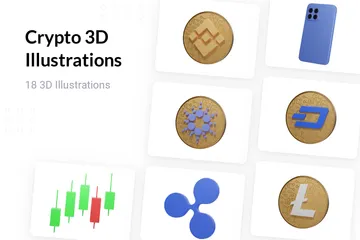 Crypto 3D Illustration Pack