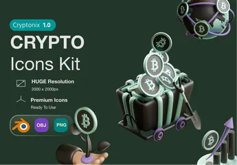 Crypto 3D Illustration Pack