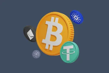 Crypto Coin 3D Illustration Pack