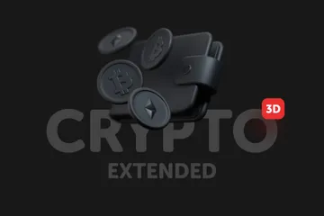 Crypto - Extended 3D Icon Pack