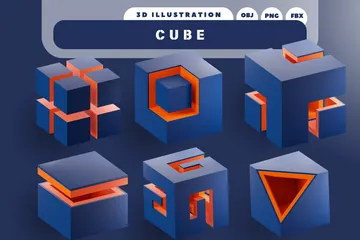 Cube 3D Icon Pack