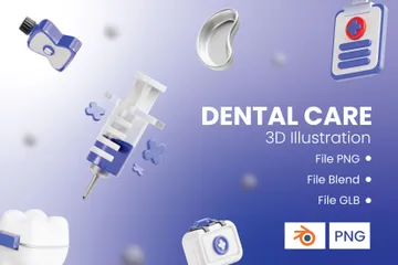 Cuidado dental Paquete de Icon 3D