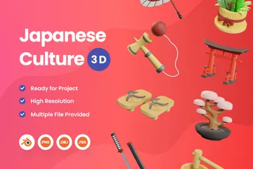 Culture japonaise 3D Icon Pack