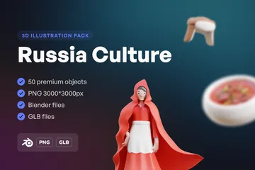 Culture russe Pack 3D Icon