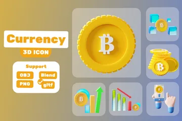 Currency 3D Icon Pack
