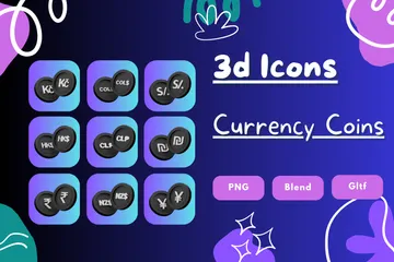 Currency 3D Icon Pack