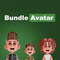 Cute Avatar 3D Icon Pack