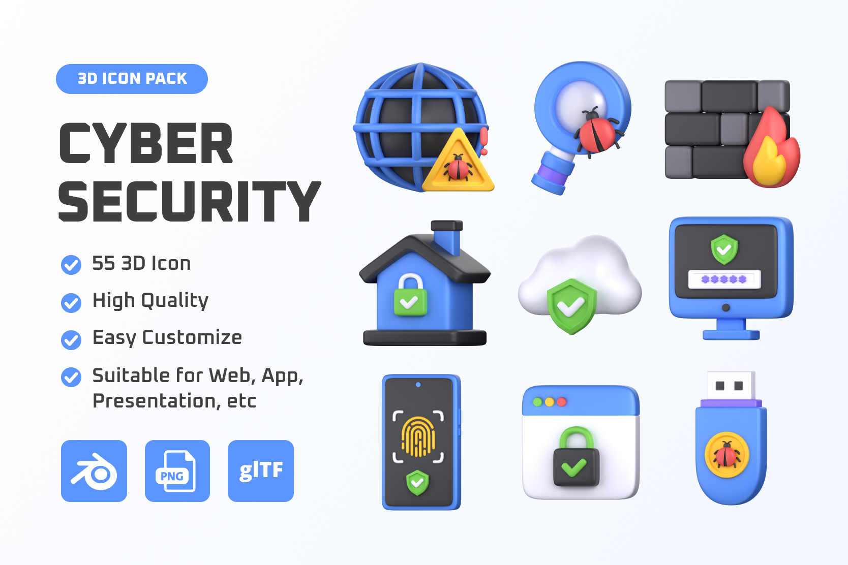 Cyber Security 3d Icon Pack 55 Free Download Crime And Security 3d Icons Iconscout 2670