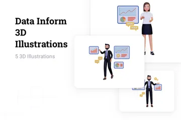 Data Inform 3D Illustration Pack