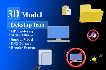 Dekstop 3D Icon Pack