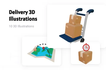 Delivery 3D Illustration Pack