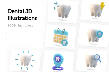 Dentaire Pack 3D Illustration